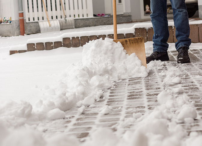 Application of Salt or De-Icers