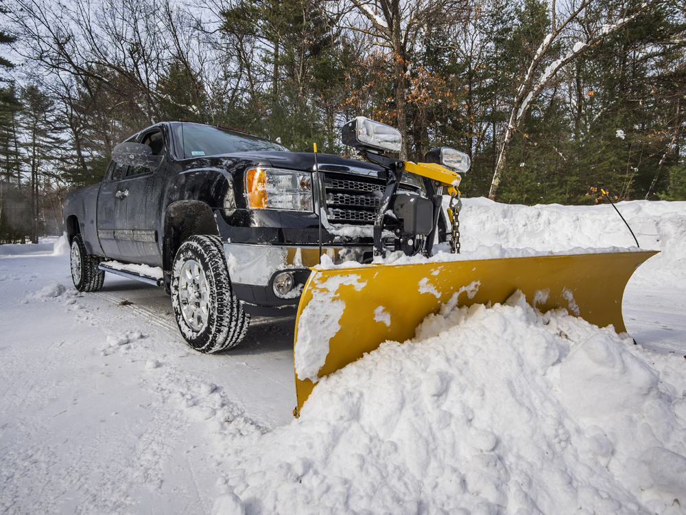 Plowing snow removal