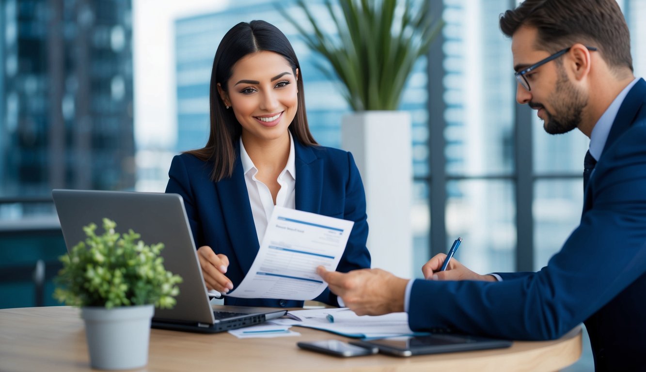 A corporate tax accountant reviewing vendor invoices and operational expenses, identifying cost-saving opportunities